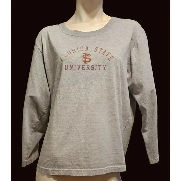 FSU Florida State Seminoles LS T-shirt JUNIORS XL Jansport - Picture 1 of 9